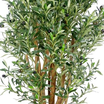 Plante d'olivier artificielle Premium 125 cm, plantes d'olivier de luxe 3