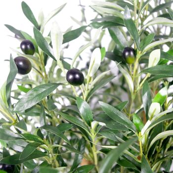 Plante d'olivier artificielle Premium 125 cm, plantes d'olivier de luxe 4