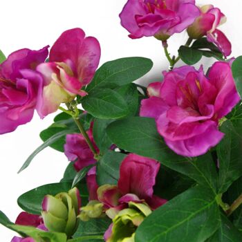 Plante de rhododendron artificielle, fleurs, plante rose 2