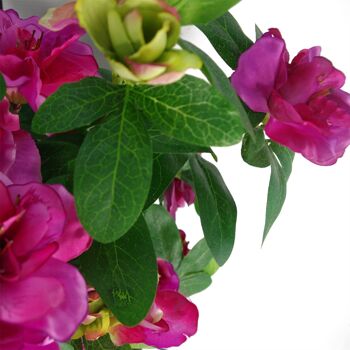 Plante de rhododendron artificielle, fleurs, plante rose 3
