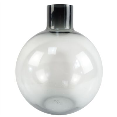 Glass Vase Grey Smoke Bottle Glass Vase 40cm