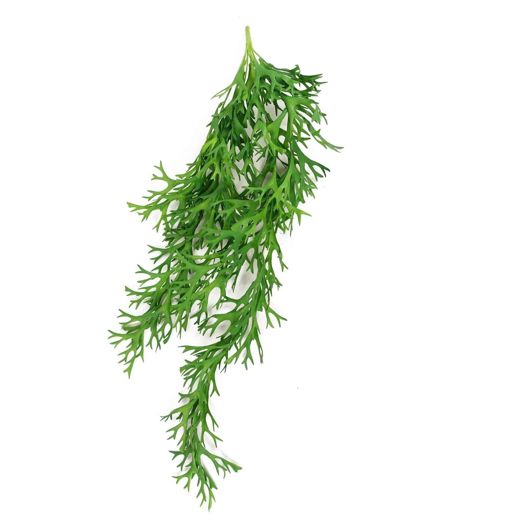 Fougère staghorn artificielle à suspendre 80 cm