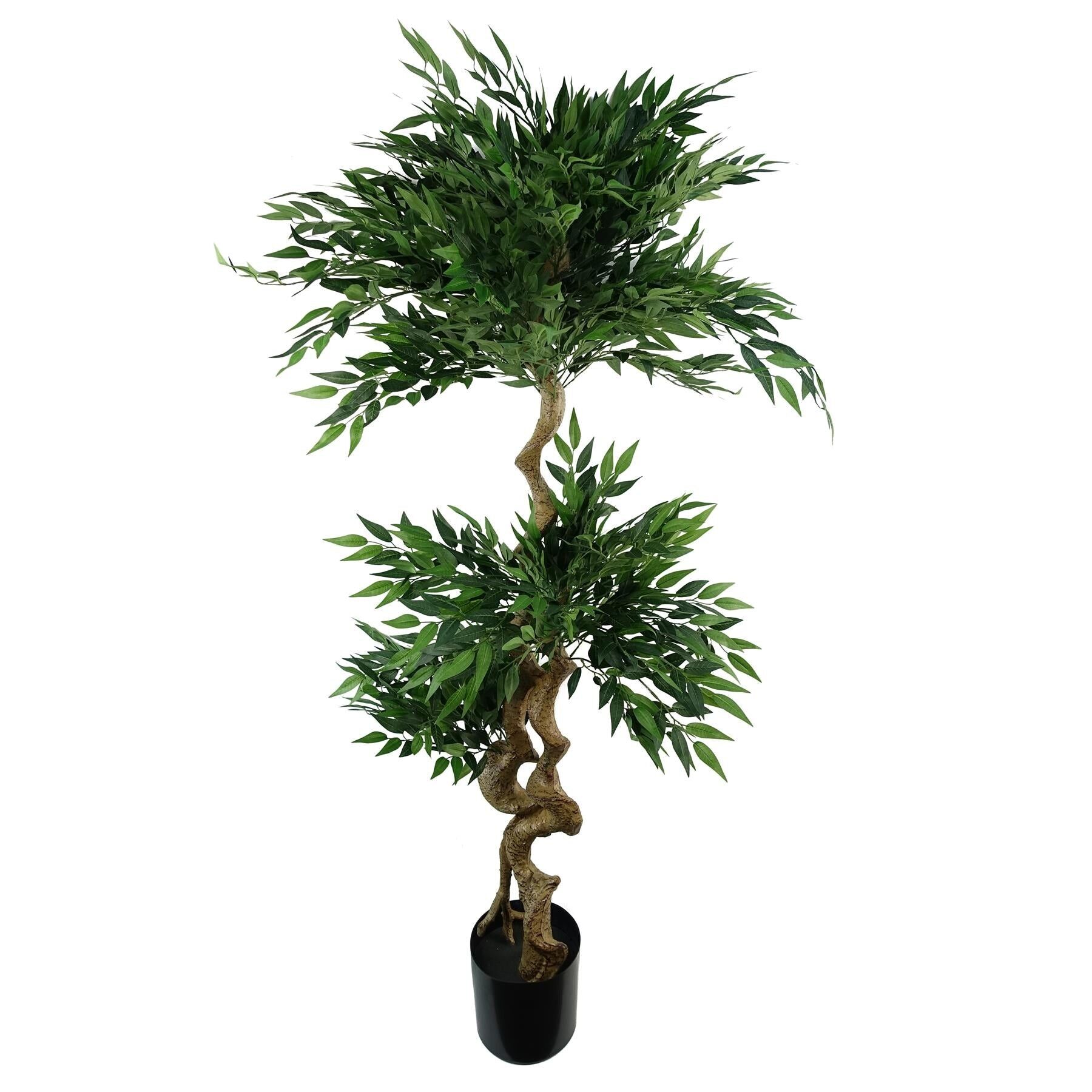 ARBRE ARTIFICIEL Japonais XL Fruticosa Ficus Arbre Pot Plastique 160cm