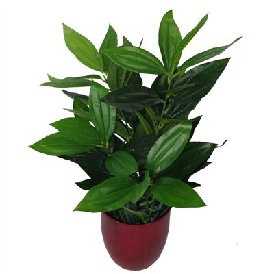 Grande pianta con fogliame artificiale in vaso da 70 cm
