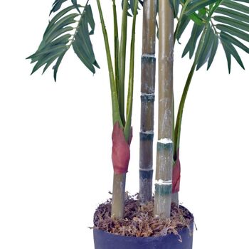 Grand palmier artificiel 120 cm de haut 4 pieds 2