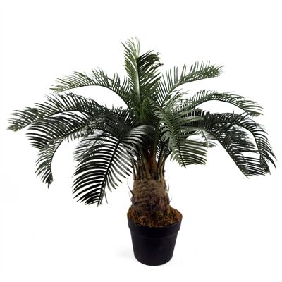 Große künstliche Palme, 60 cm, Cycas-Pflanze UK