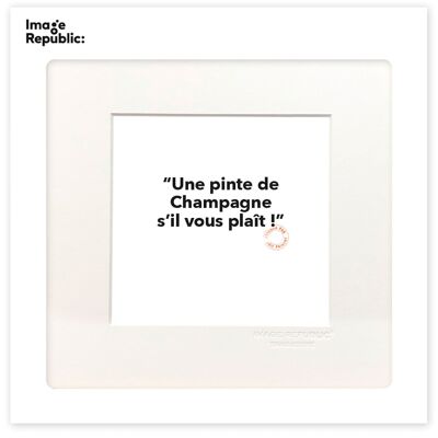 22x22 cm LOIC PRIGENT 67 EIN PINT CHAMPAGNER