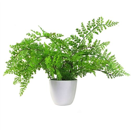 Artificial Fern Plant 30cm Forest Fern 30cm In Plant Pot