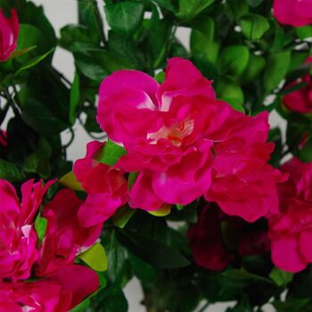 Arbre à fleurs artificielles 100 cm, plantes rose foncé 2