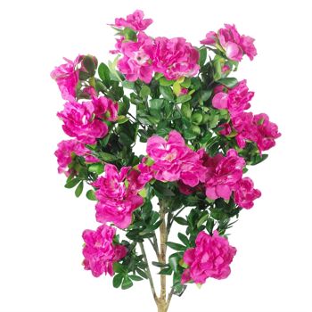 Arbre à fleurs artificielles 100 cm, plantes rose foncé 3