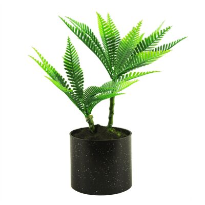 Planta Artificial Mini Palmera 22cm Planta de Escritorio Micro Palmera 22cm