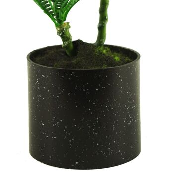 Mini plante artificielle de palmier 22 cm Plante de bureau micro palmier 22 cm 4