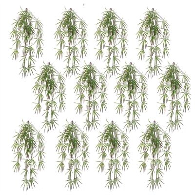 Lot de plantes Acer artificielles extra longues à suspendre – Lot de 12