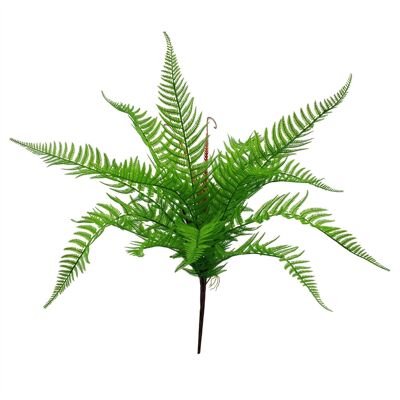 Plante de fougère artificielle 60 cm, plante de fougère en bois touffue Dixie
