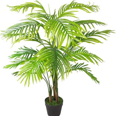 Künstliche Palme, 130 cm, Areca-Palmenblätter