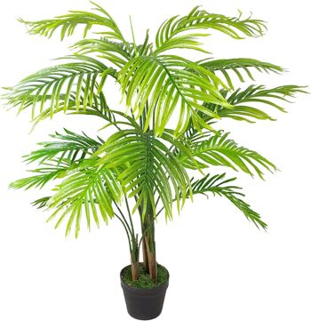 Palmier artificiel 130 cm feuilles de palmier Areca