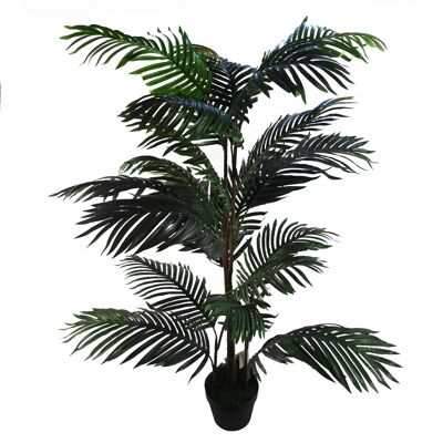 Künstliche Palme, 140 cm, Areca-Palmenblätter
