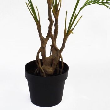 Palmier artificiel Areca 90 cm, jardinière en cuivre 4