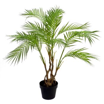 Palmier Artificiel Areca 90cm Or Planteur Arbres 5