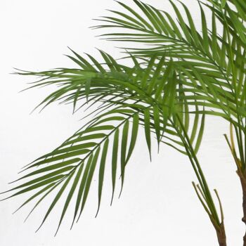 Palmier Artificiel Areca 90cm Argent Planteur Arbres 3