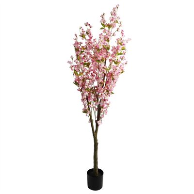 Flor de cerezo rosa artificial - ENORME 180 cm 6 PIES