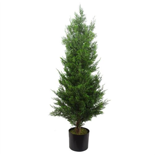 Cypress Cedar Topiary Tree Artificial 120cm Plant