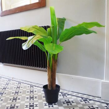 Bananier artificiel arbre tropical 120 cm 2