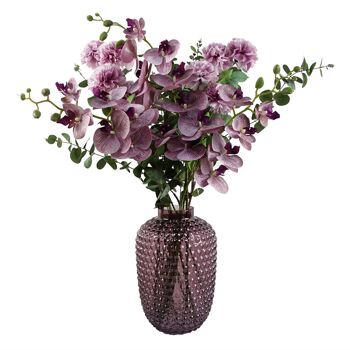 Feuille 80 cm Berry Burst Vase Orchidées et feuillage artificiels 1