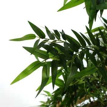 Leaf Design Plante de bambou orientale artificielle de 120 cm 3