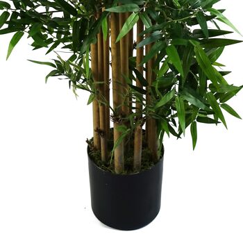 Leaf Design Plante de bambou orientale artificielle de 120 cm 4