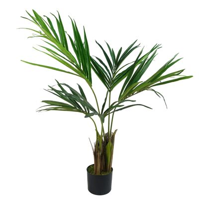 Albero artificiale di palma Kentia con design a foglia, 120 cm
