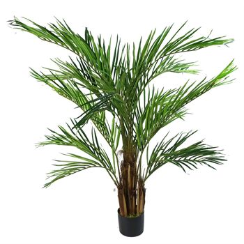Leaf Design Arbre artificiel naturel de palmier Areca de 150 cm 1