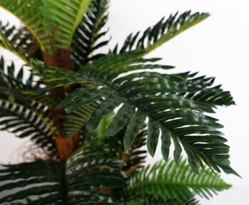 Leaf Design Grand palmier artificiel de 150 cm avec tronc naturel 3