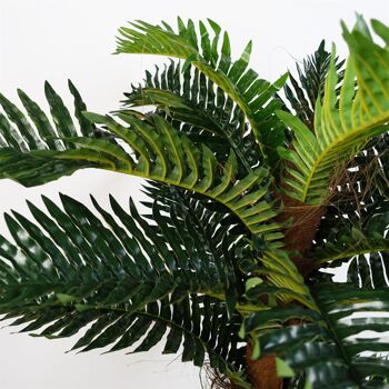 Leaf Design Grand palmier artificiel de 150 cm avec tronc naturel 4