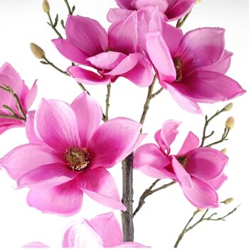 Magnolia Arbre Artificiel Rose En Pot 2