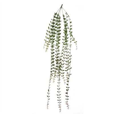 Follaje artificial helecho colgante planta perlas largas grandes