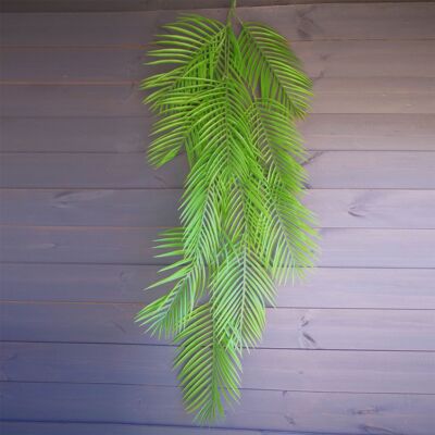Künstliche hängende Farnpflanze, 120 cm, künstliche hängende Palmenpflanze