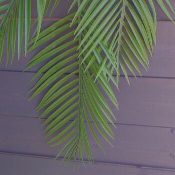 Plante de fougère suspendue artificielle Plante de palmier suspendue artificielle de 120 cm 2