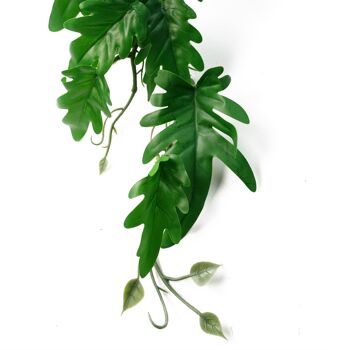 Plante suspendue artificielle Plante à feuilles de Philodendron 3