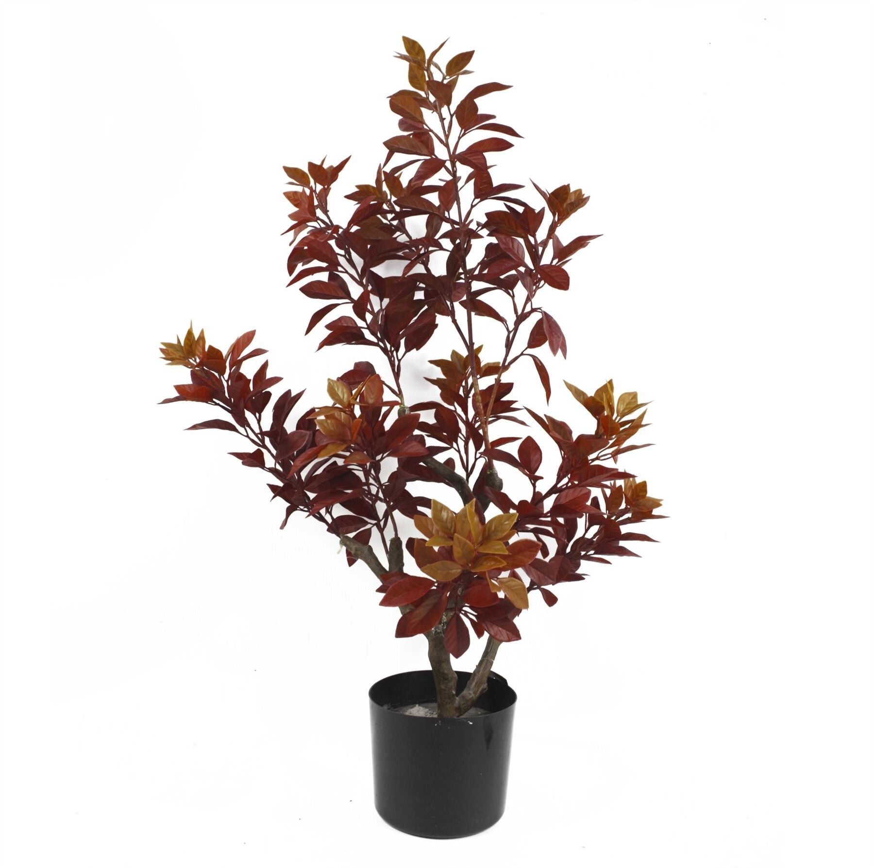 Arbre artificiel plante Orange feu automne Ficus arbre 80cm