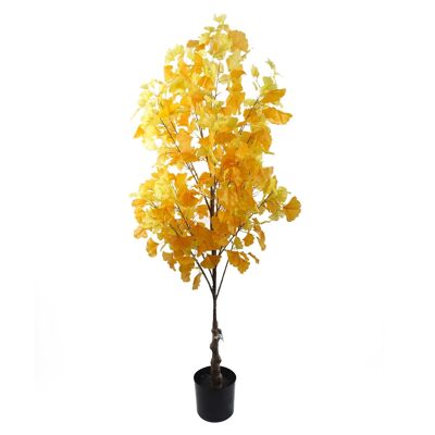 Albero artificiale Ginko giallo