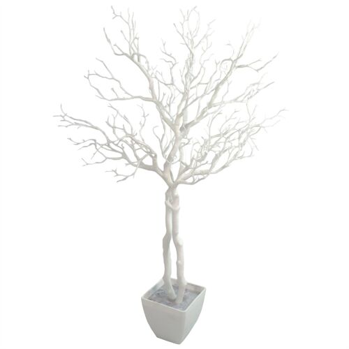 Artificial White Plastic Wishing Tree 95cm