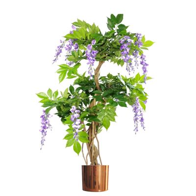 Plantador de cobre de planta de árbol de glicina artificial