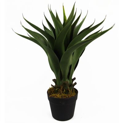 Künstliche tropische Yukka-Pflanzen aus Kunststoff, 55 cm