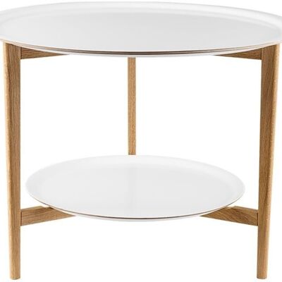 Tischgestell, doppelt Viventium, Holz Ø 49 / 65 cm