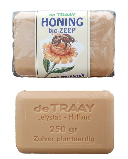 TRAAY HONEY & ROSEMARIN SOAPBAR 250GR