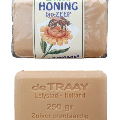 TRAAY Seifenstück mit Honig und Rosmarin, 250 g