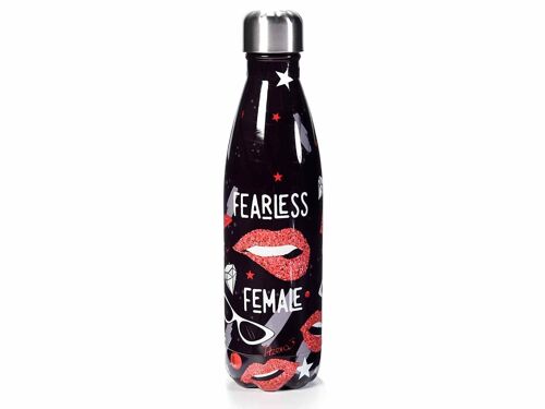 Bottiglie ecologiche termiche da 500 ml design 14zero3 "Fashion" in acciaio inox - Articolo personalizzabile, chiedi un preventivo