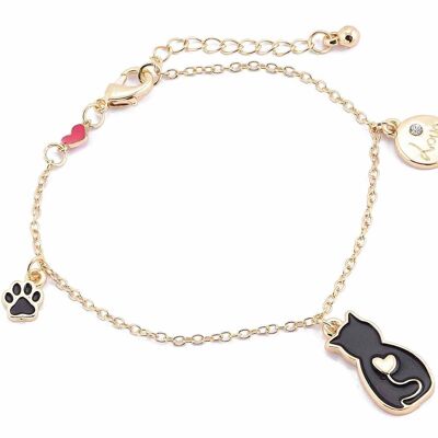 Braccialetti in metallo design animali firmato 14zero3 in espositore da 15 pezzi a provetta