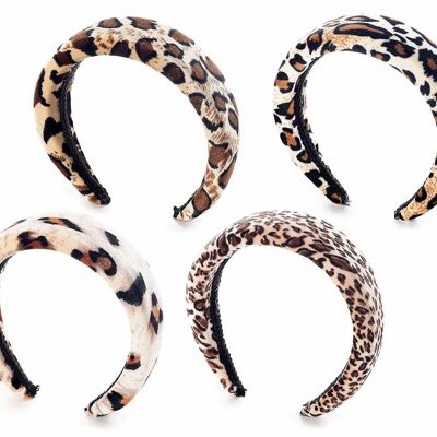 Cechietti per capelli design Animalier in velluto liscio